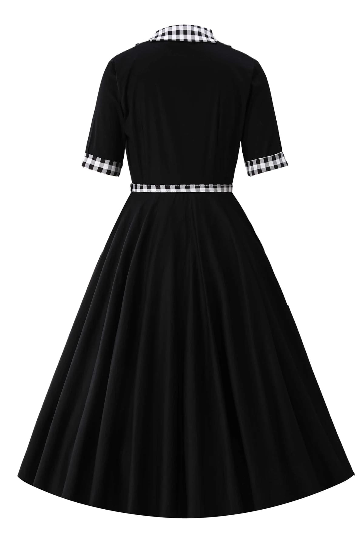 Robe Pin-up "Classic Black Gingham" – Image 2