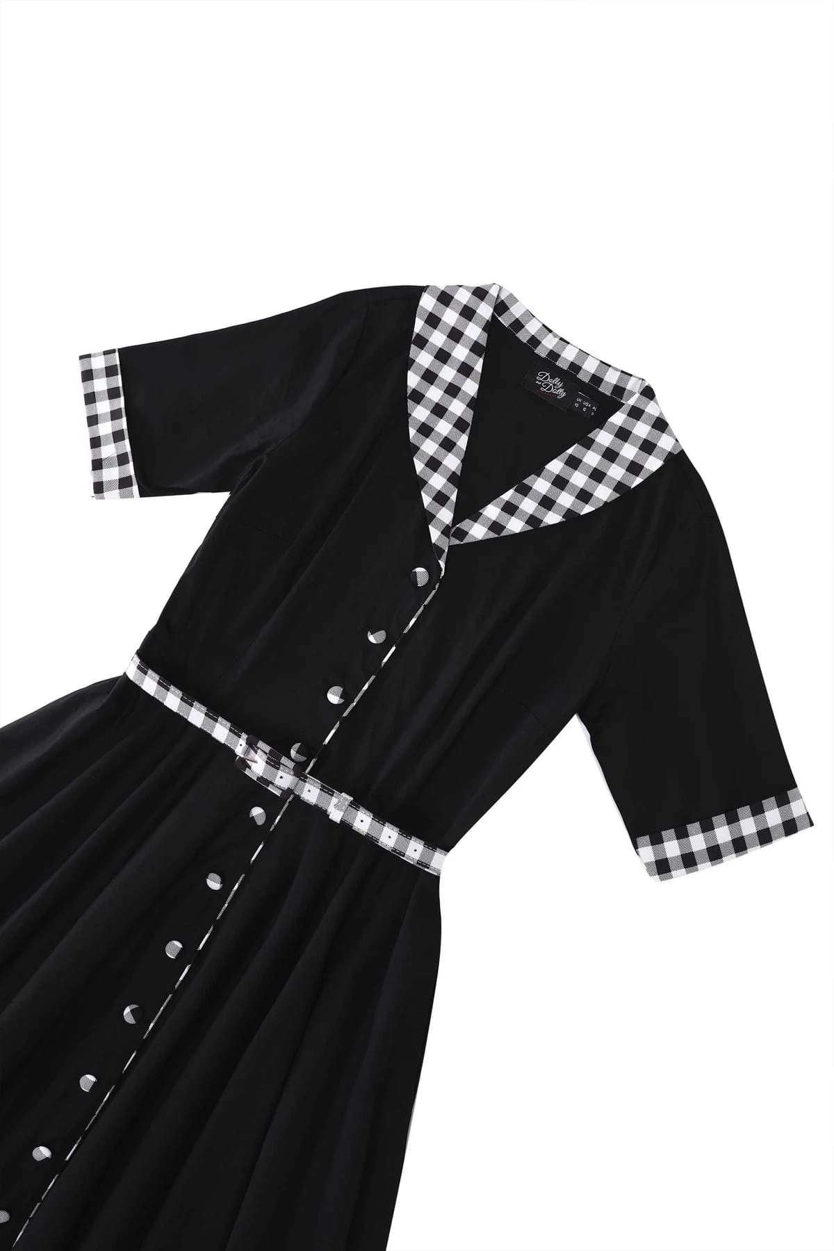 Robe Pin-up "Classic Black Gingham" – Image 6