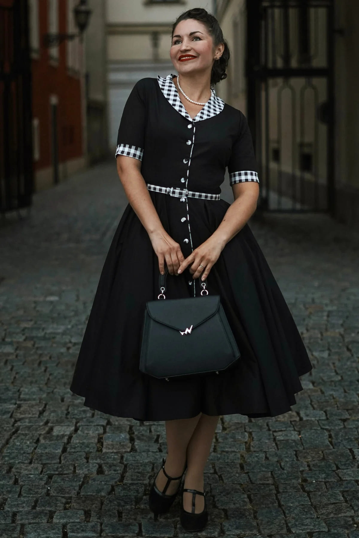 Robe Pin-up "Classic Black Gingham" – Image 5