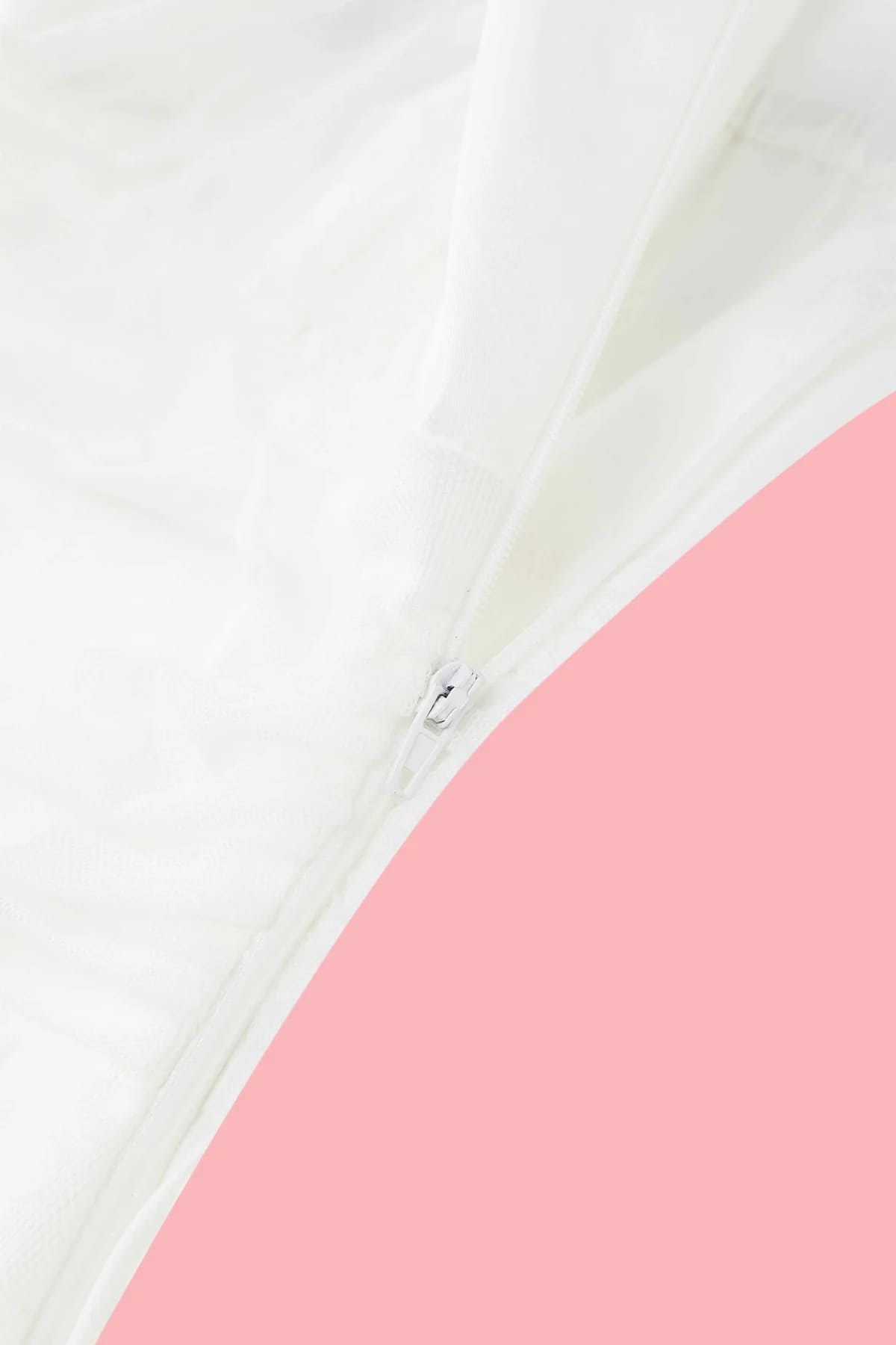 Robe Dos Nu "Dorothea White Polka Mesh" – Image 7