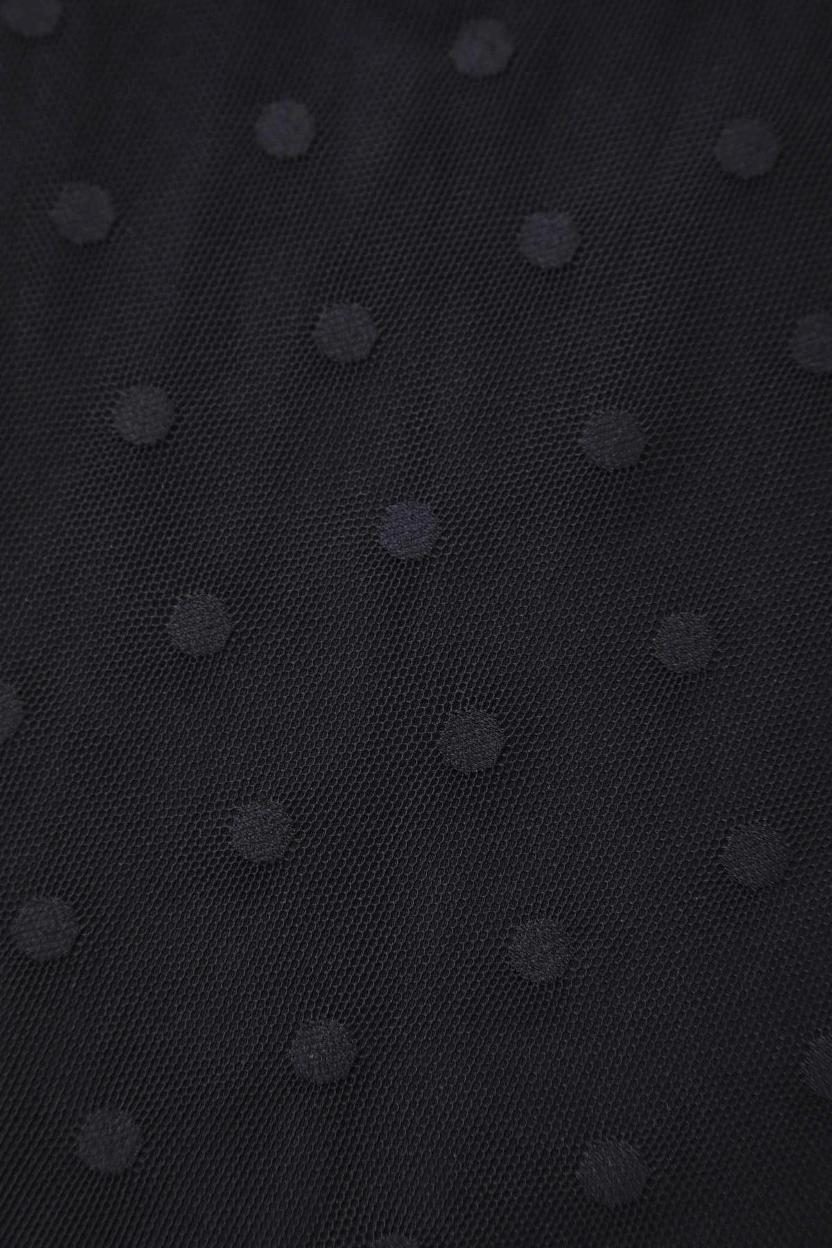 Robe Dos Nu "Dorothea Black Polka Mesh" – Image 9