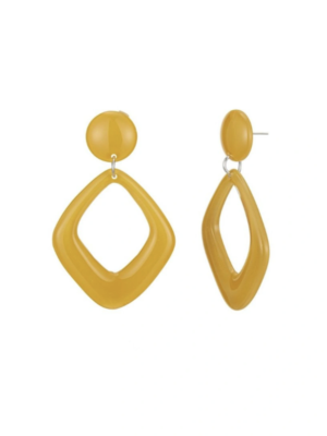Boucles d'oreilles "Feliie" - Jaune