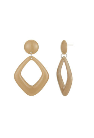 Boucles d'oreilles "Feliie" - Beige