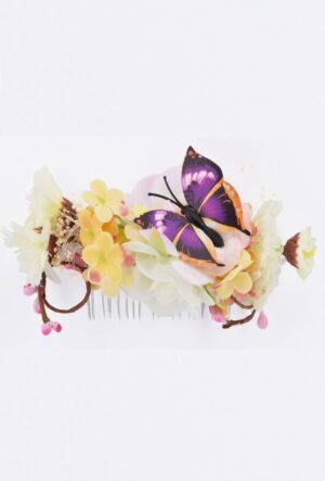 Peigne Cheveux Floral