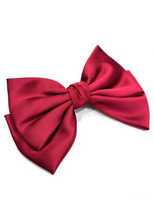 Barrette Cheveux "Bow" - Bordeaux