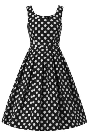 Robe Pin-up "Amanda Black Polka"