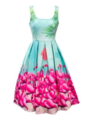 Robe Pin-up "Flamingo Dream"
