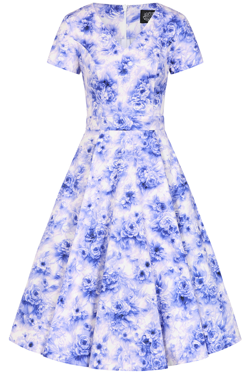 Robe Rétro "Violet Rose"