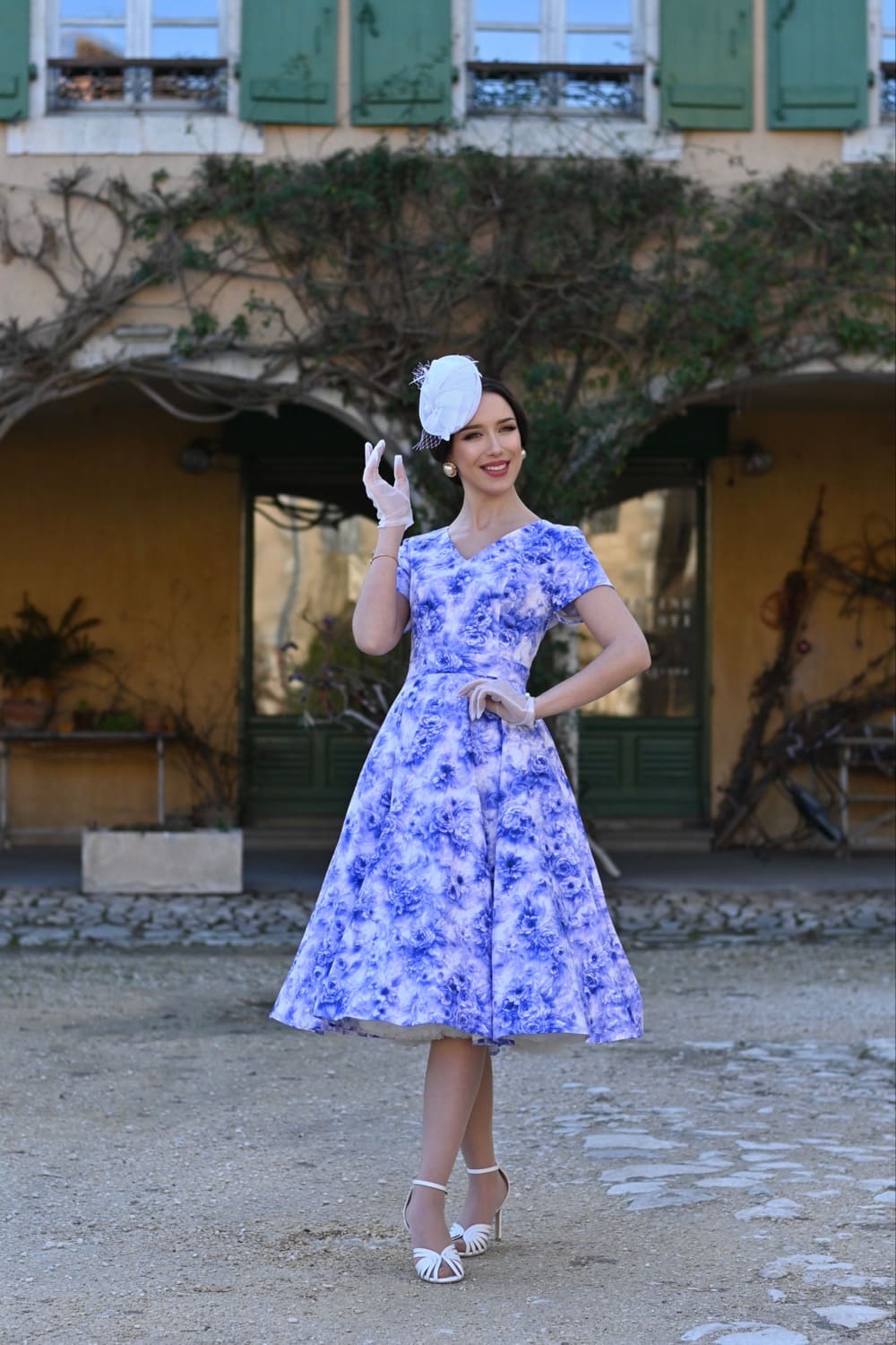 Robe Rétro "Violet Rose" – Image 6