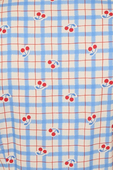 Robe Rétro "Bella Cherry Check" – Image 6