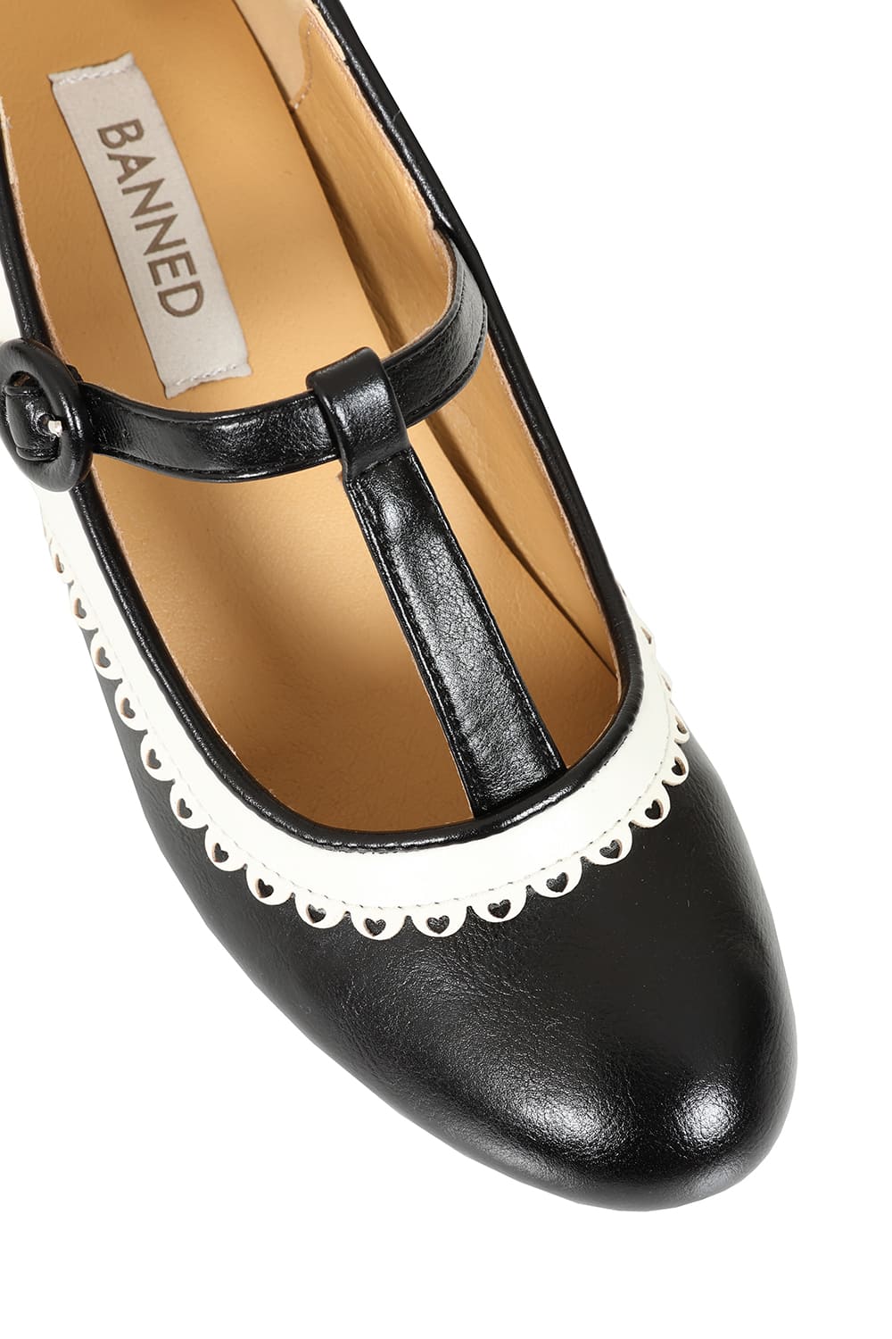 Escarpins Rétro "Vintage Voyager" - Noir/Blanc – Image 5