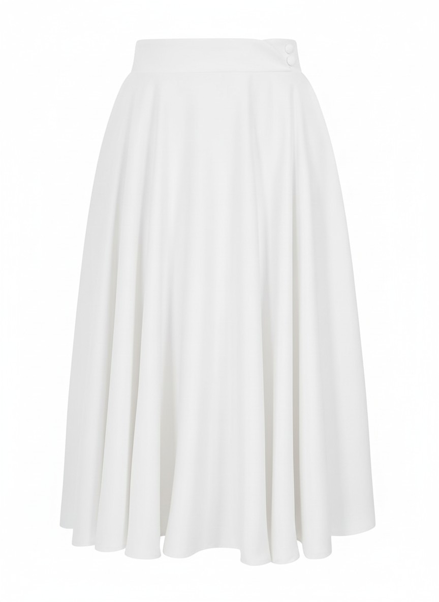 Jupe Circle "Legacy White"