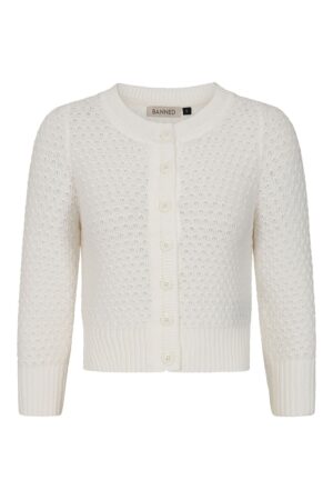 Cardigan "Fara" Blanc Cassé