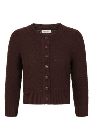 Cardigan "Fara" Marron