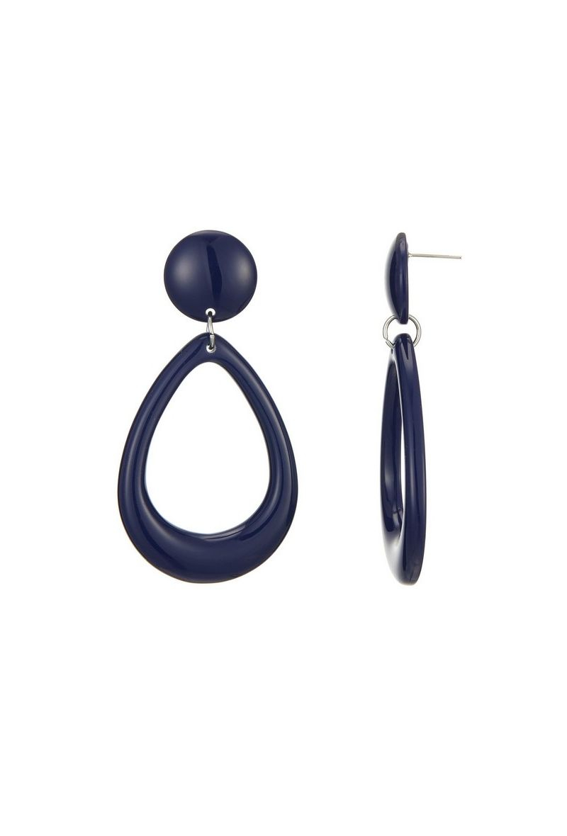 Boucles d'oreilles "Fernanda" Navy