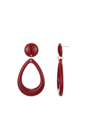 Boucles d'oreilles "Fernanda" Bordeaux