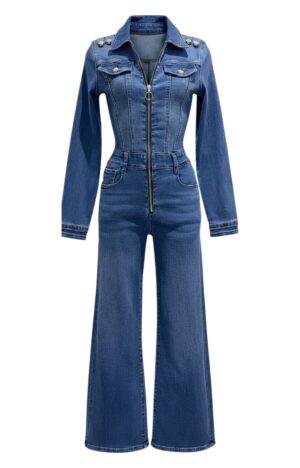 Combinaison Jeans Extensible "Wanda"