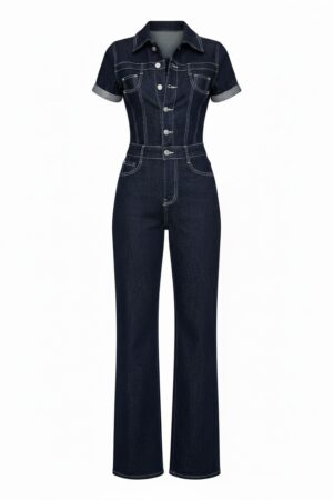 Combinaison Jeans Extensible "Greaser"