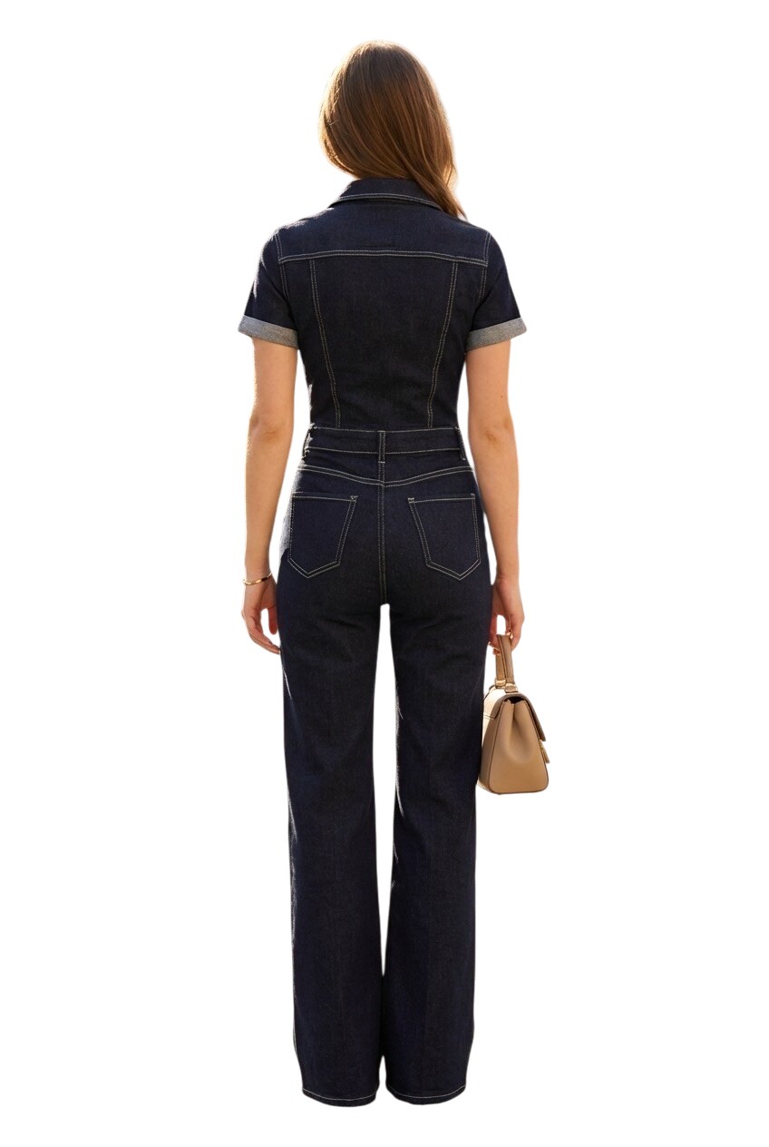 Combinaison Jeans Extensible "Greaser" – Image 4