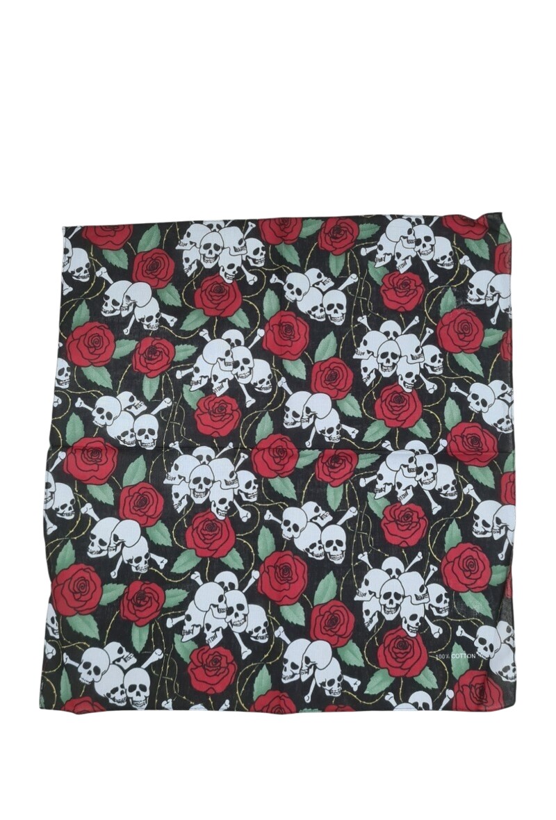 Bandana "Skull & Roses"