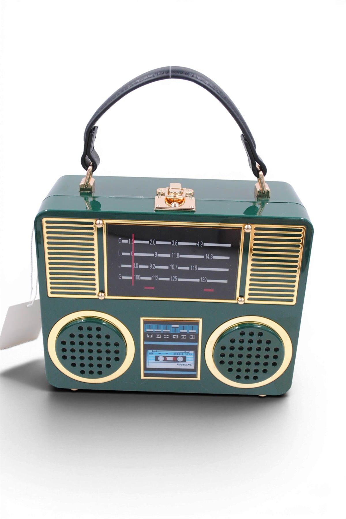 Sac à Main "Vintage Radio" - Vert