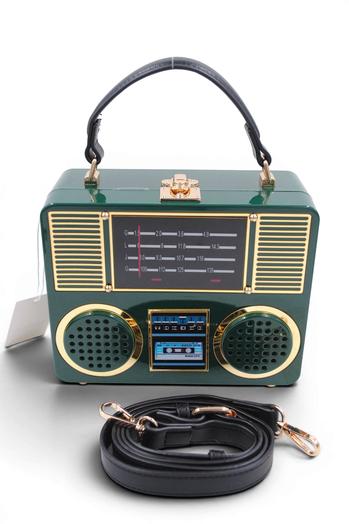 Sac à Main "Vintage Radio" - Vert – Image 2