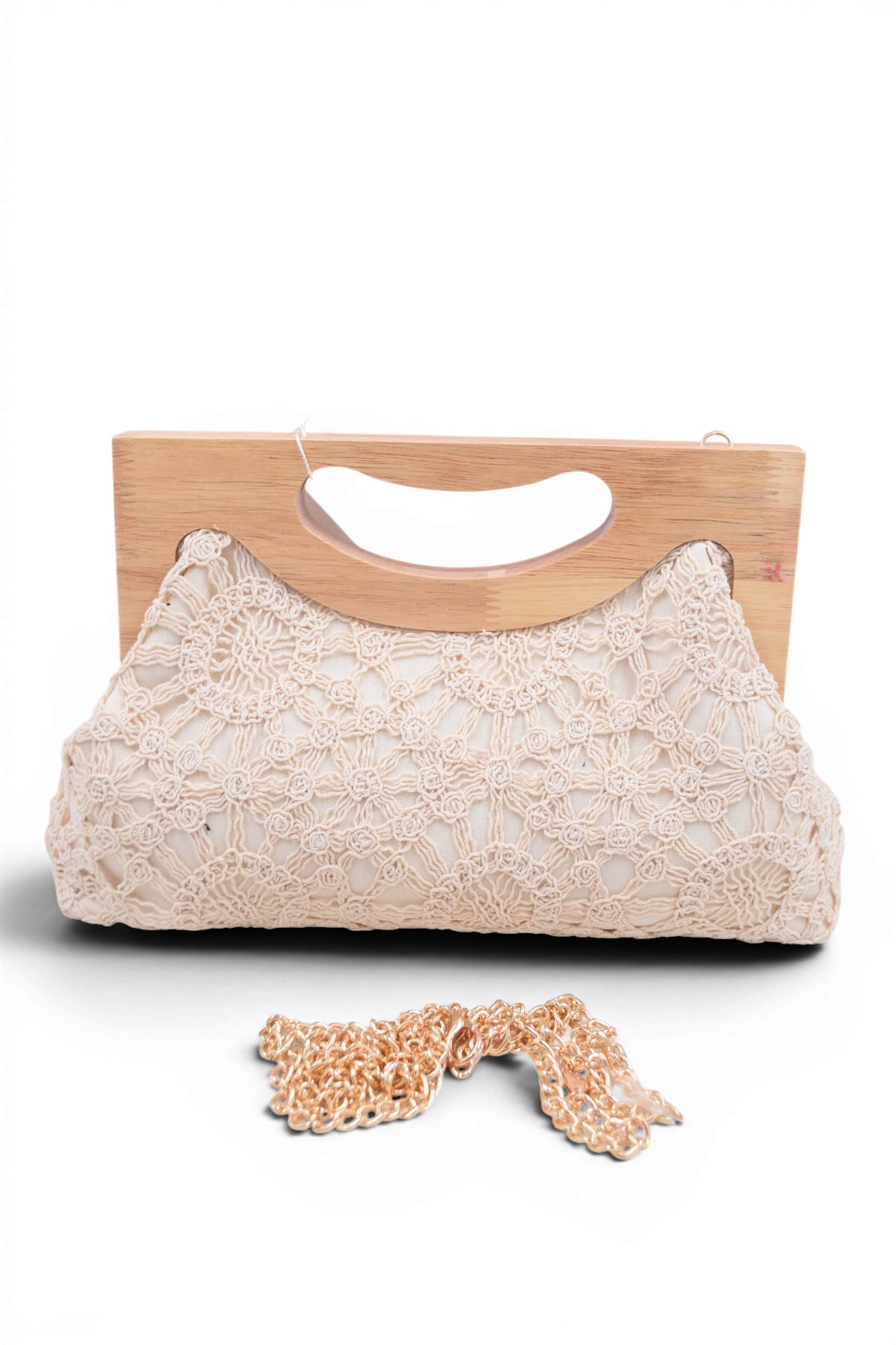 Sac Dentelle "Sylvie" Ecru – Image 2
