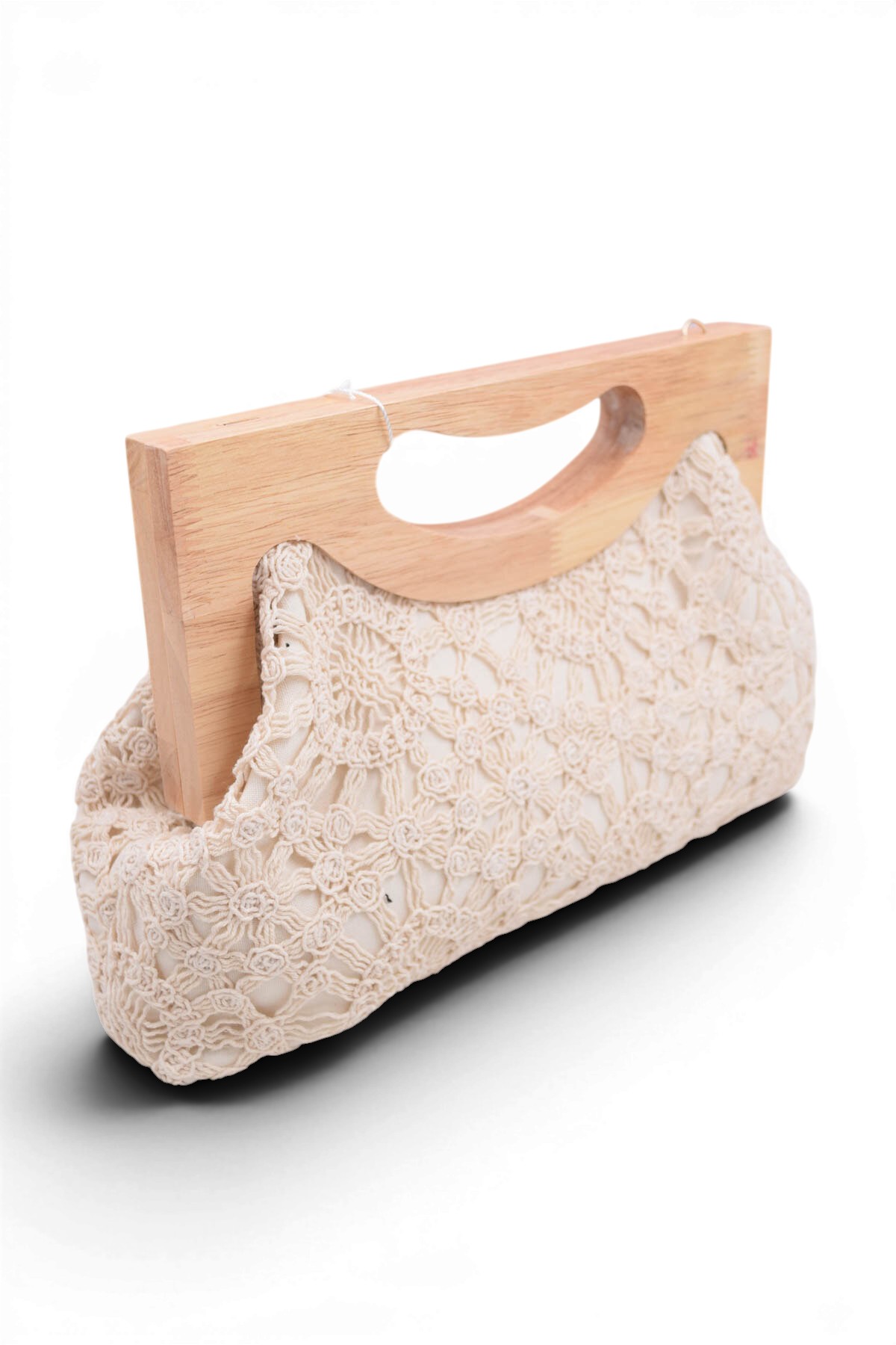 Sac Dentelle "Sylvie" Ecru – Image 4