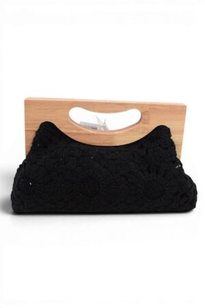 Sac Dentelle "Sylvie" Noir