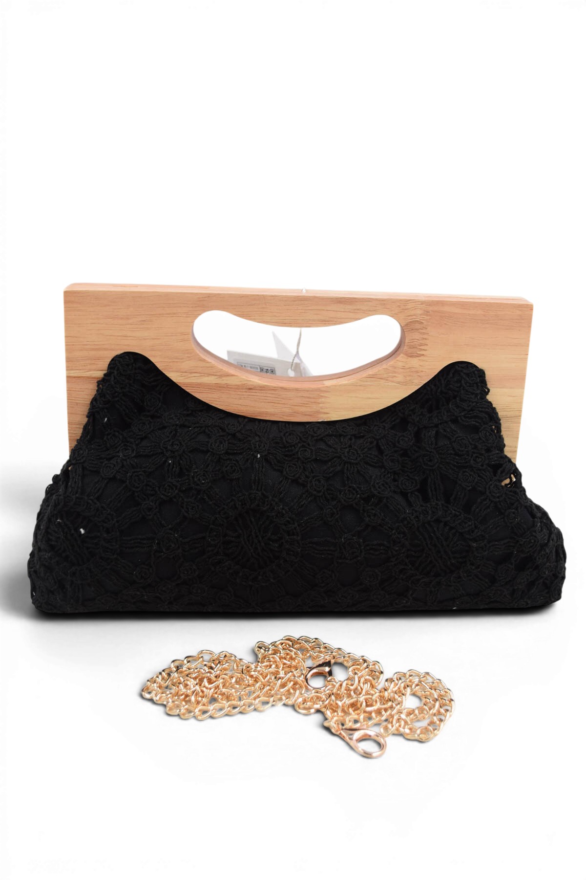 Sac Dentelle "Sylvie" Noir – Image 2
