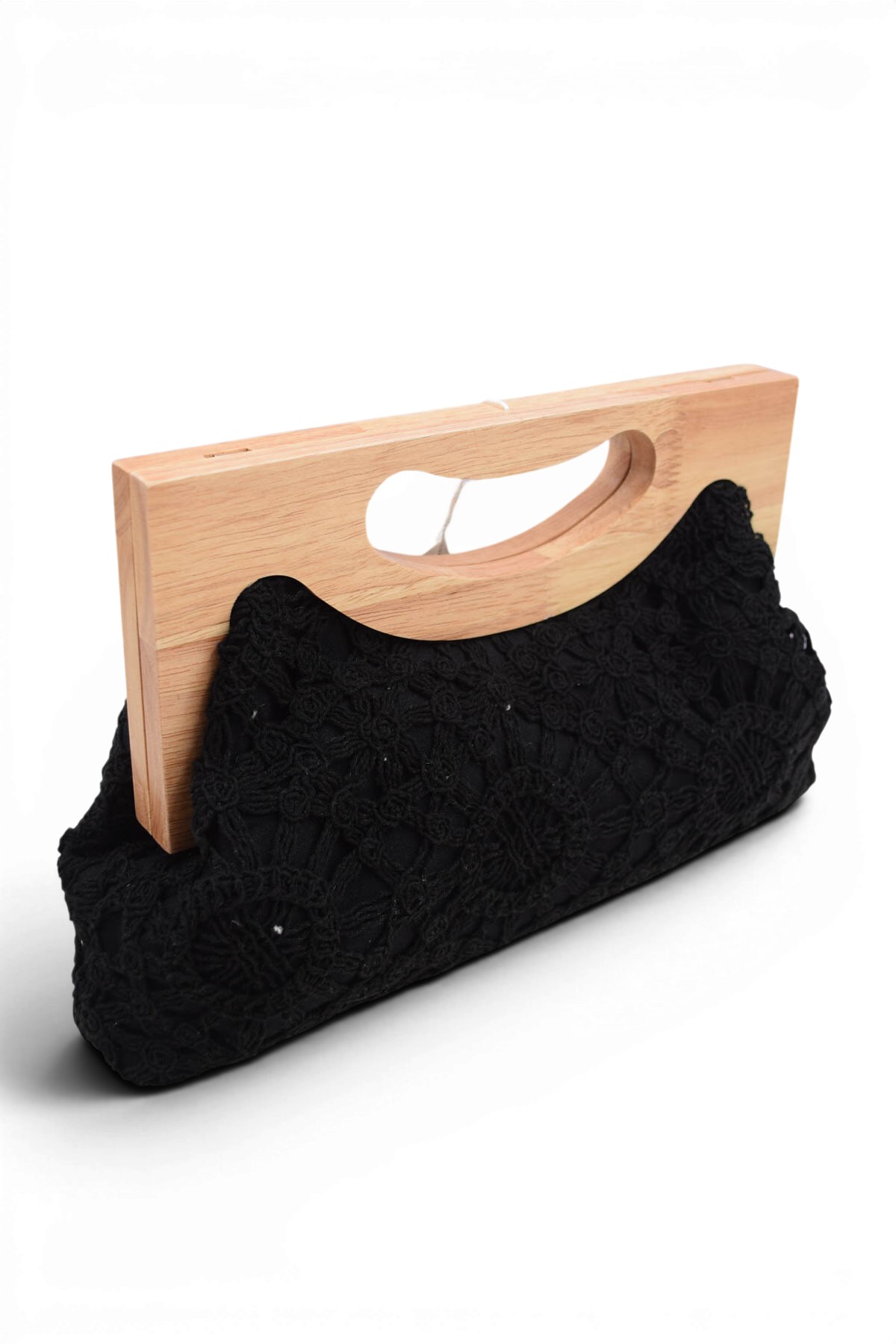 Sac Dentelle "Sylvie" Noir – Image 4