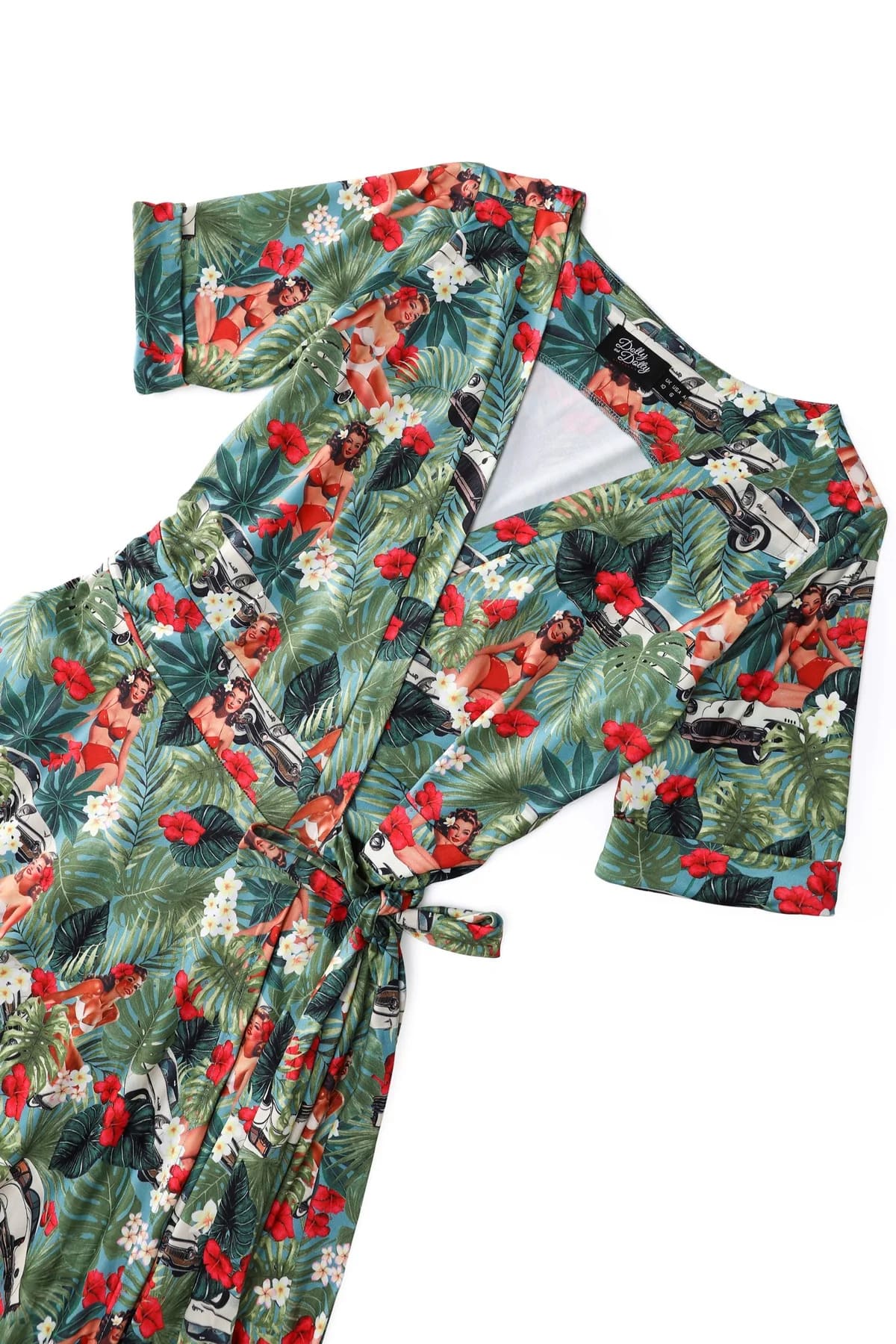 Robe Portefeuille "Mathilda Tropical Pin-up" – Image 3