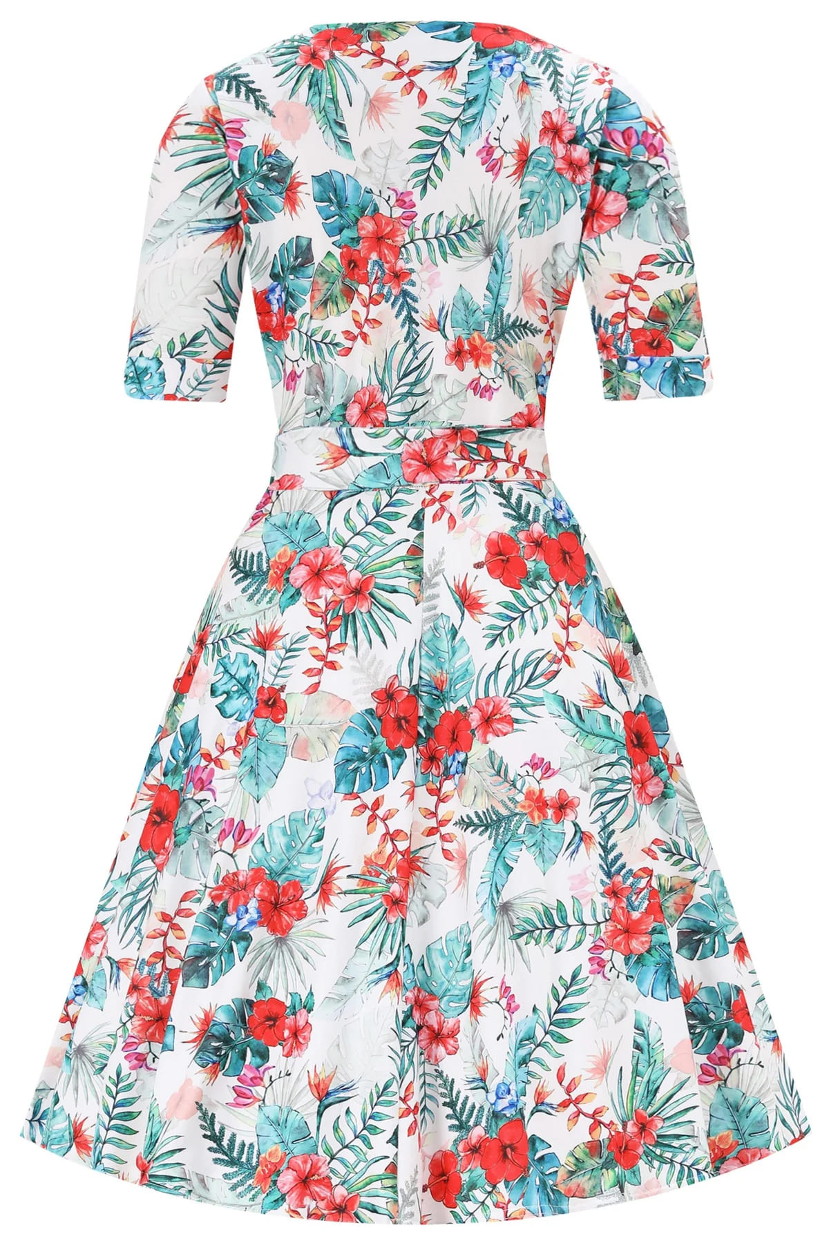 Robe Portefeuille "Mathilda Tropical Hibiscus" – Image 2