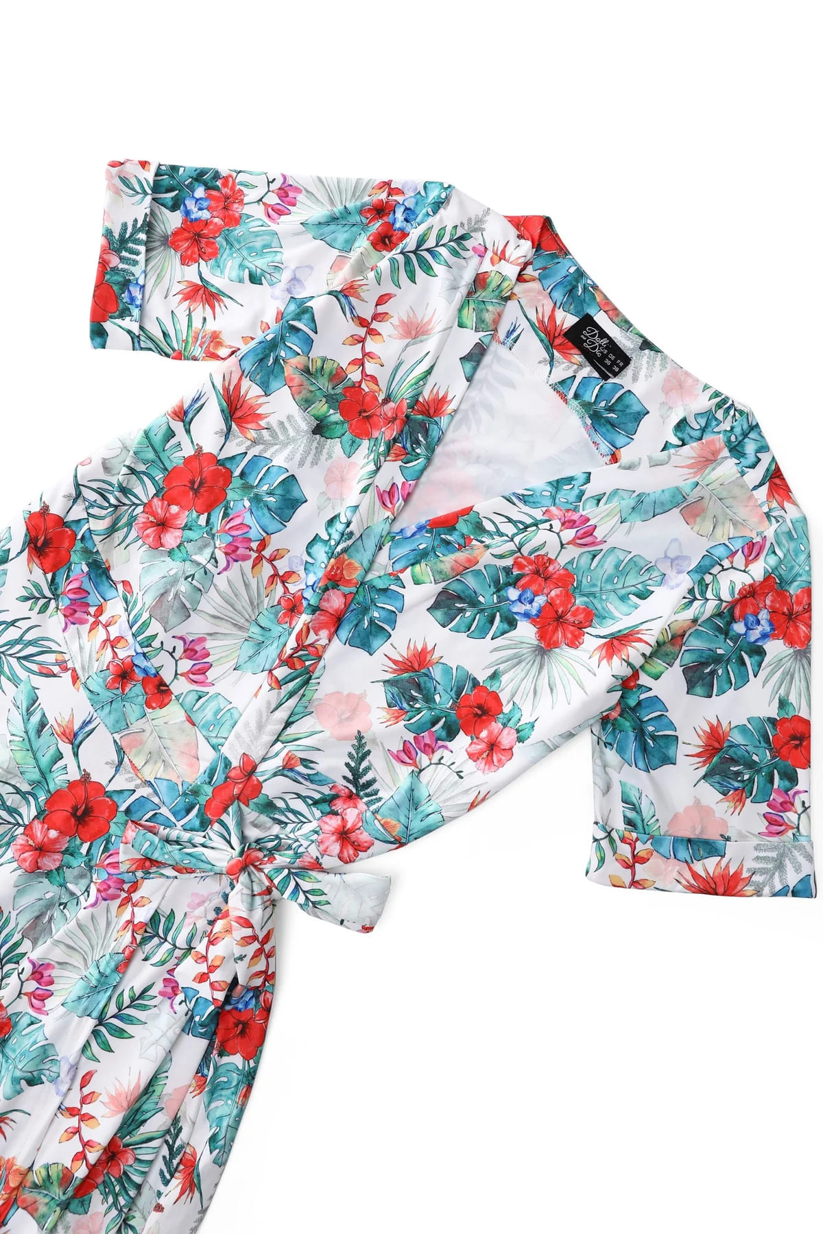 Robe Portefeuille "Mathilda Tropical Hibiscus" – Image 3