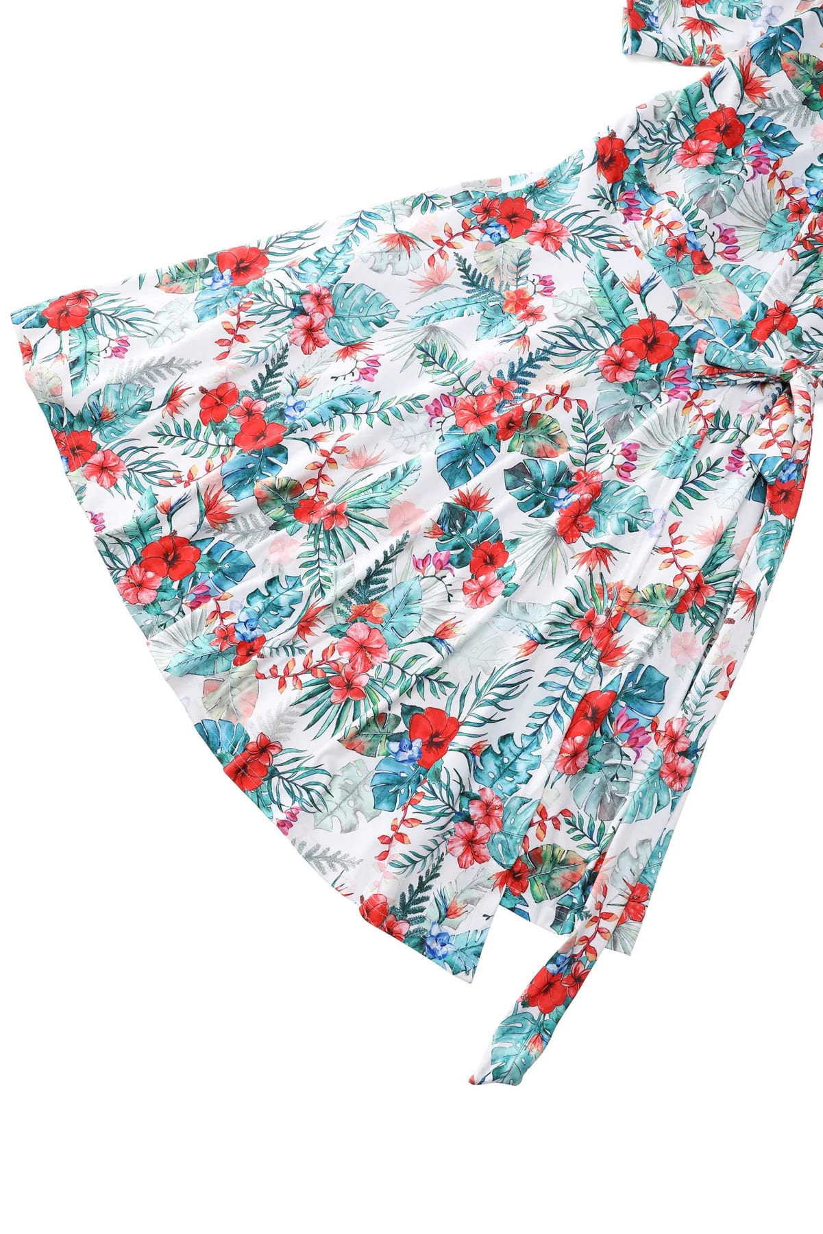 Robe Portefeuille "Mathilda Tropical Hibiscus" – Image 4