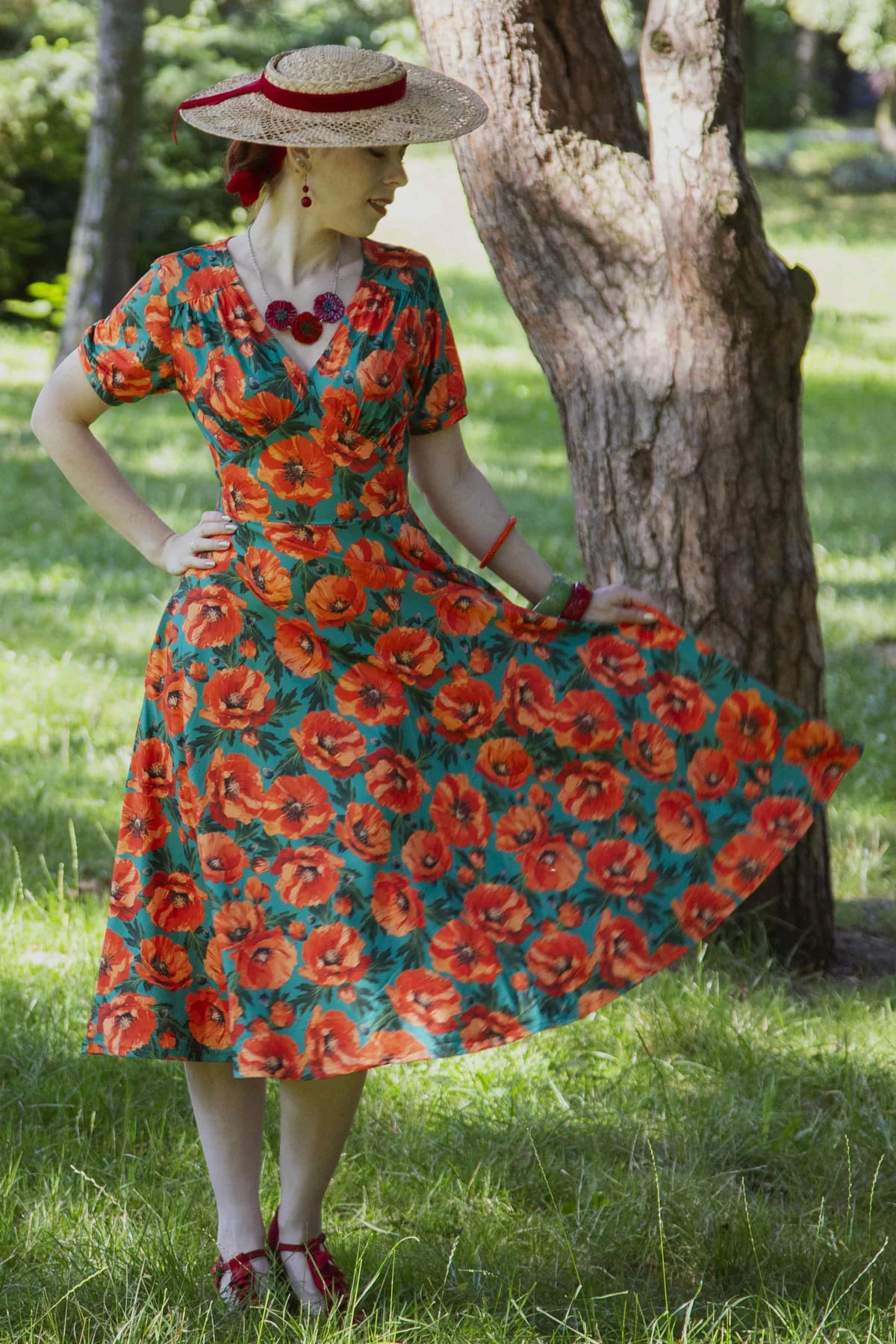 Robe Rétro "Poppy" – Image 4